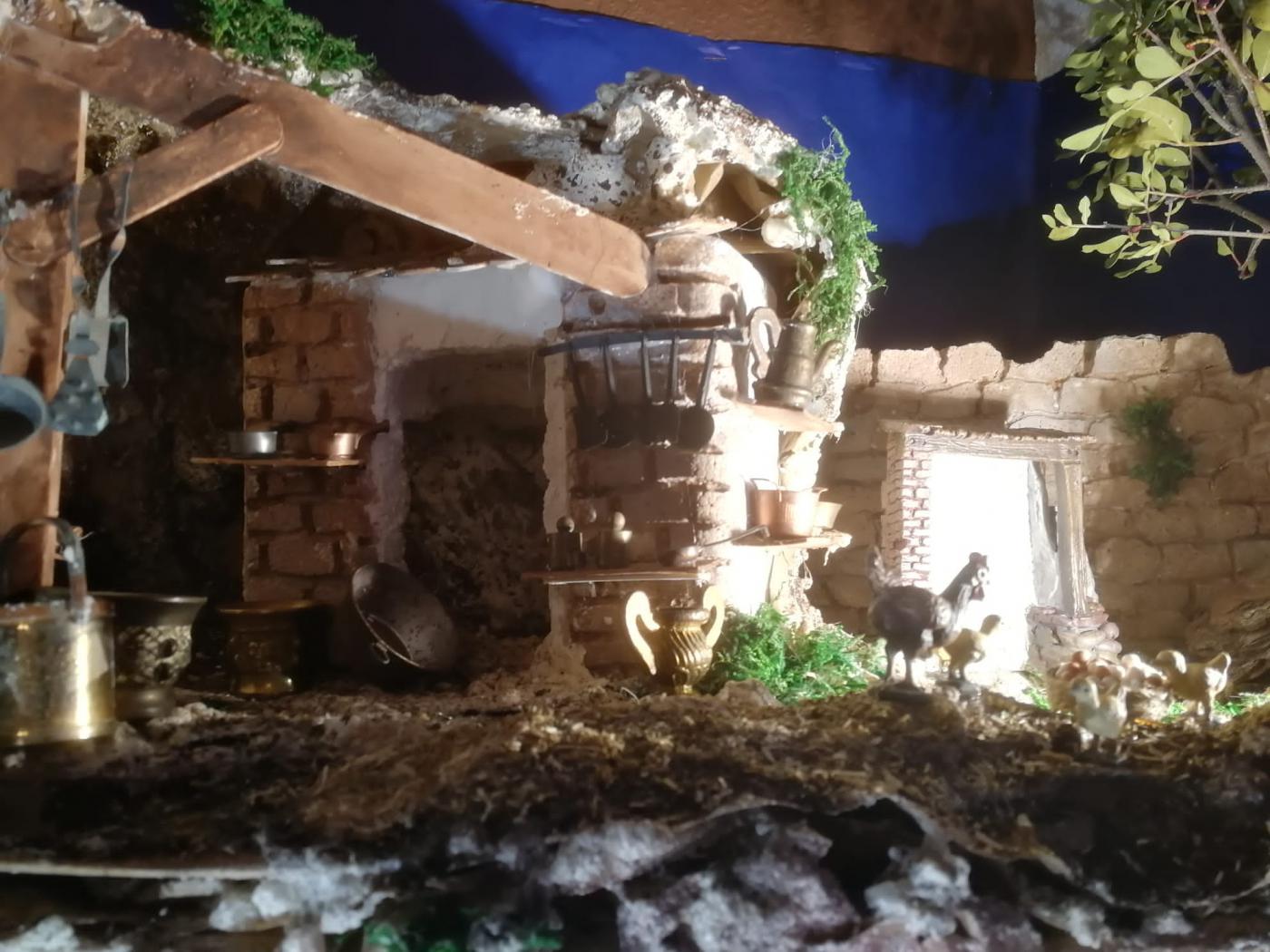 Belén de Fernando Muñoz (Torremolinos), cuya familia tiene una amplia tradición belenística. Hecho a mano