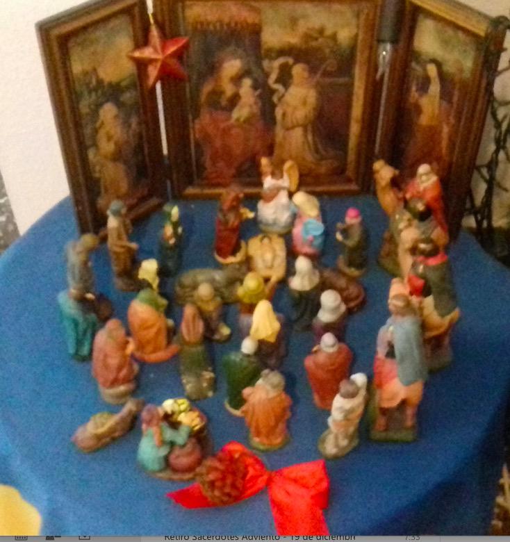 Belén elaborado por María Luz Álvarez de Cózar, de 80 años y feligresa de la parroquia de la Asunción