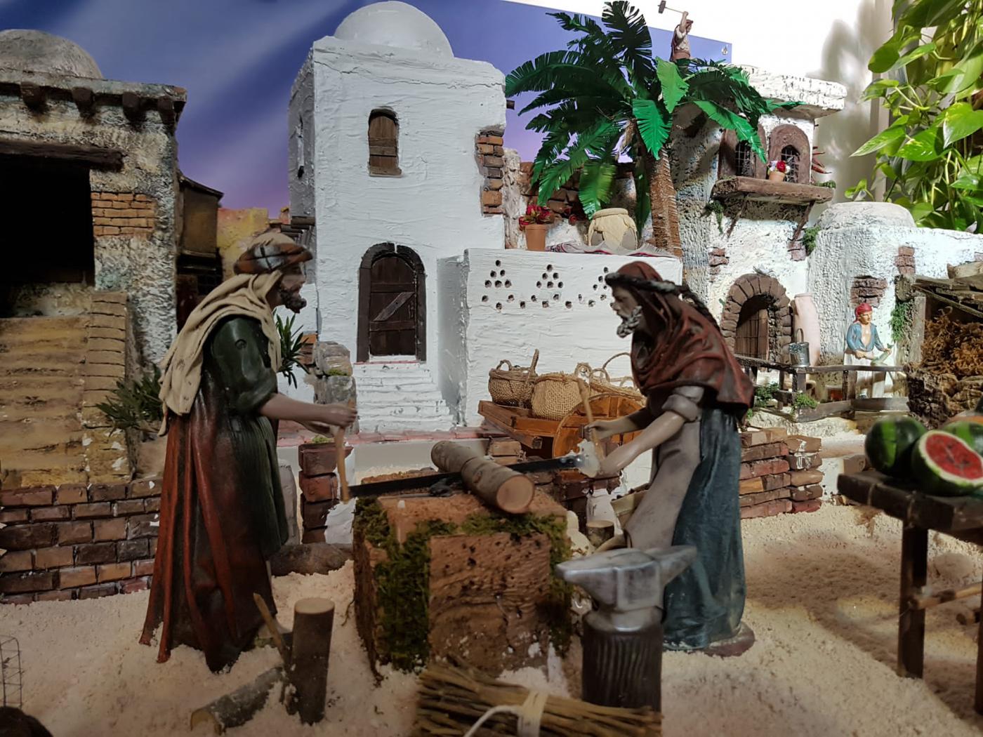 Belén de la parroquia del Rosario en La Cala del Moral