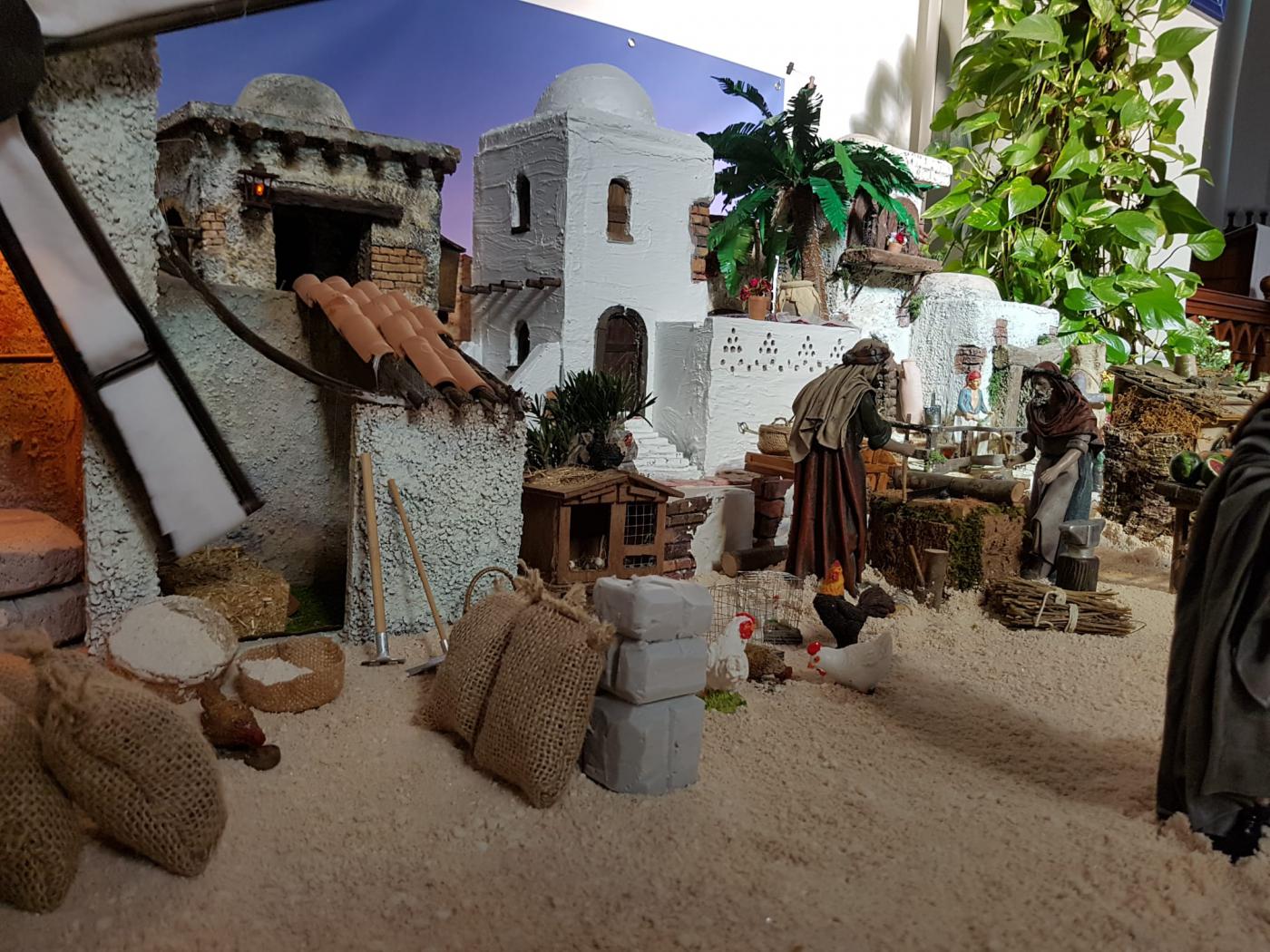 Belén de la parroquia del Rosario en La Cala del Moral