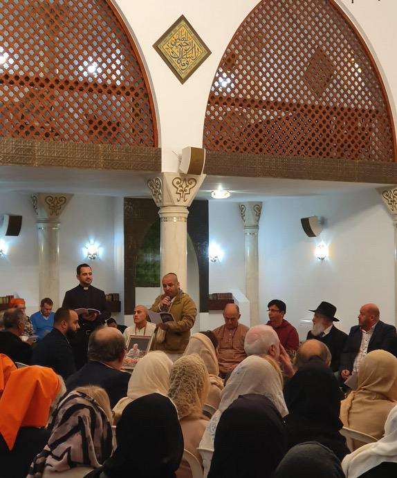 Oración interreligiosa por la paz en la mezquita de Marbella, el 16 de diciembre de 2019