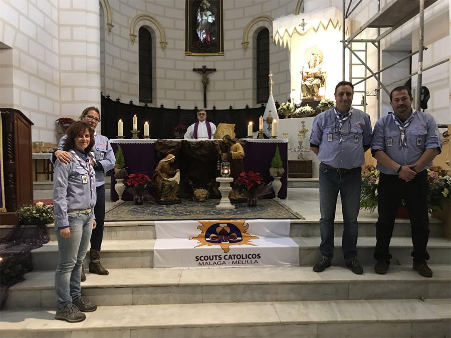 La Luz de la Paz de Belén en Melilla