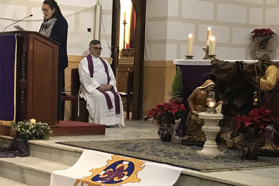 La Luz de la Paz de Belén llega a la Melilla // C. RUBIALES