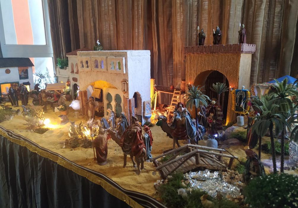 Belén de la familia Domingo González, de la parroquia de la Victoria