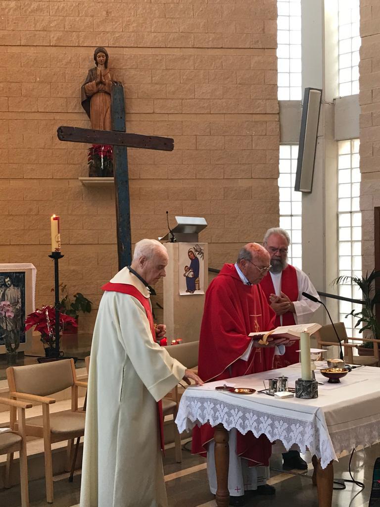 La cruz, en El Buen Samaritano, en Churriana