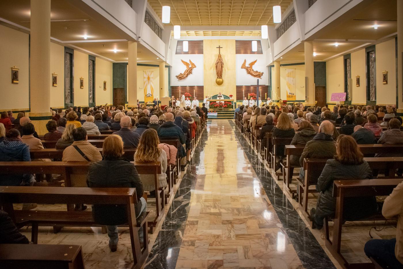 La Cruz de Lampedusa en la parroquia Santa María de la Amargura