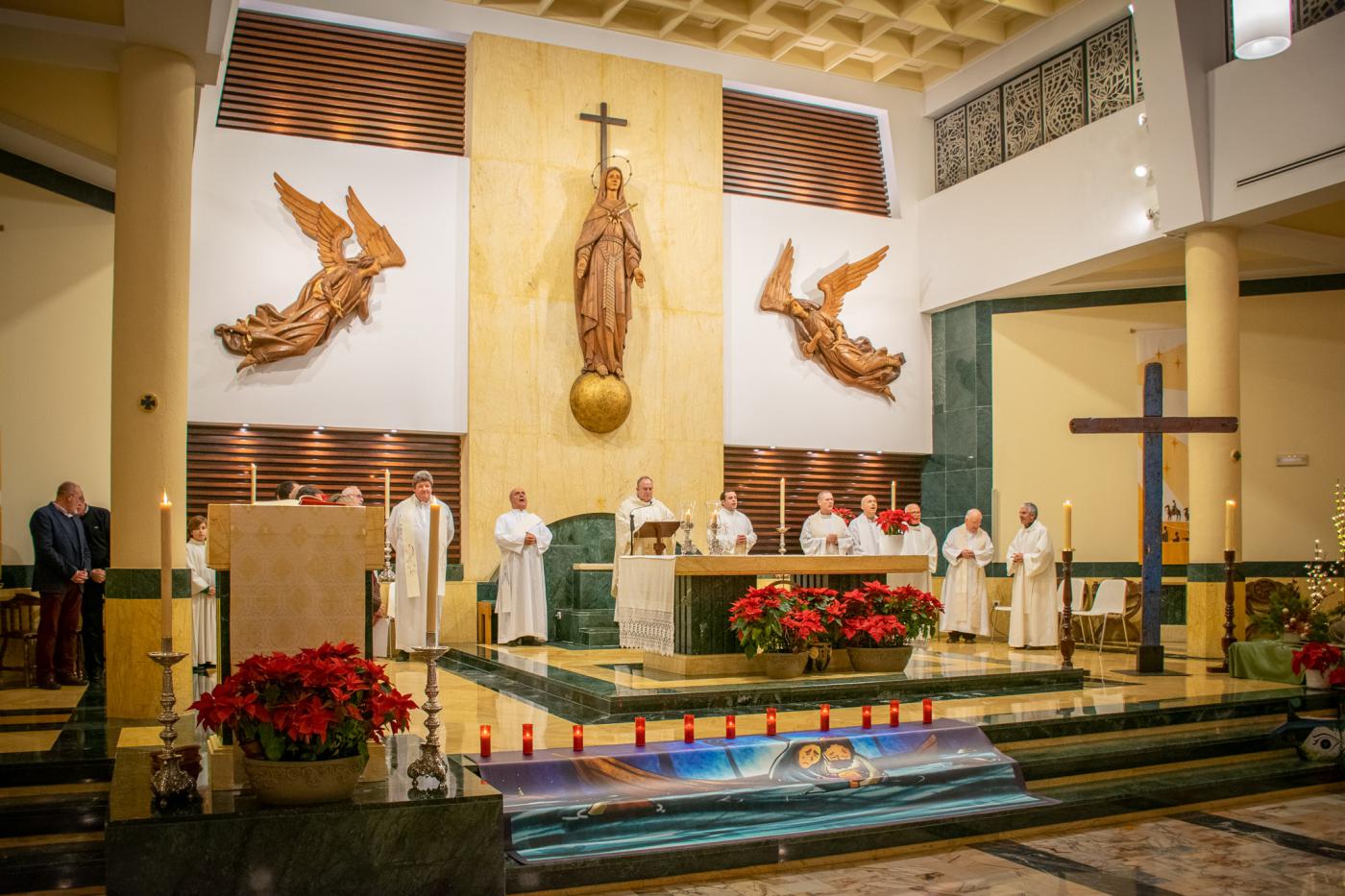 La Cruz de Lampedusa en la parroquia Santa María de la Amargura