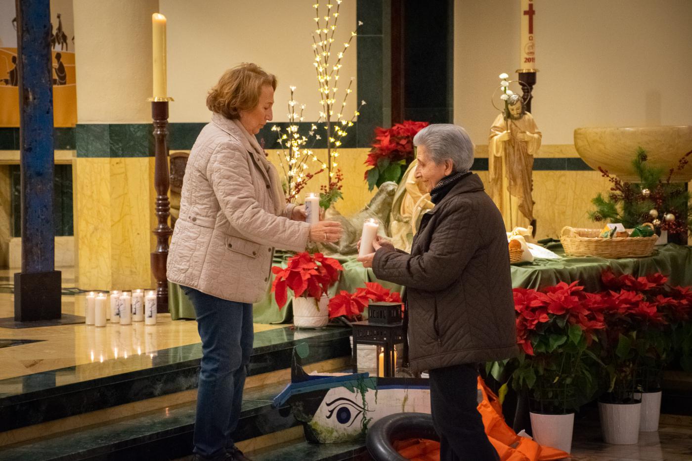 La Cruz de Lampedusa en la parroquia Santa María de la Amargura