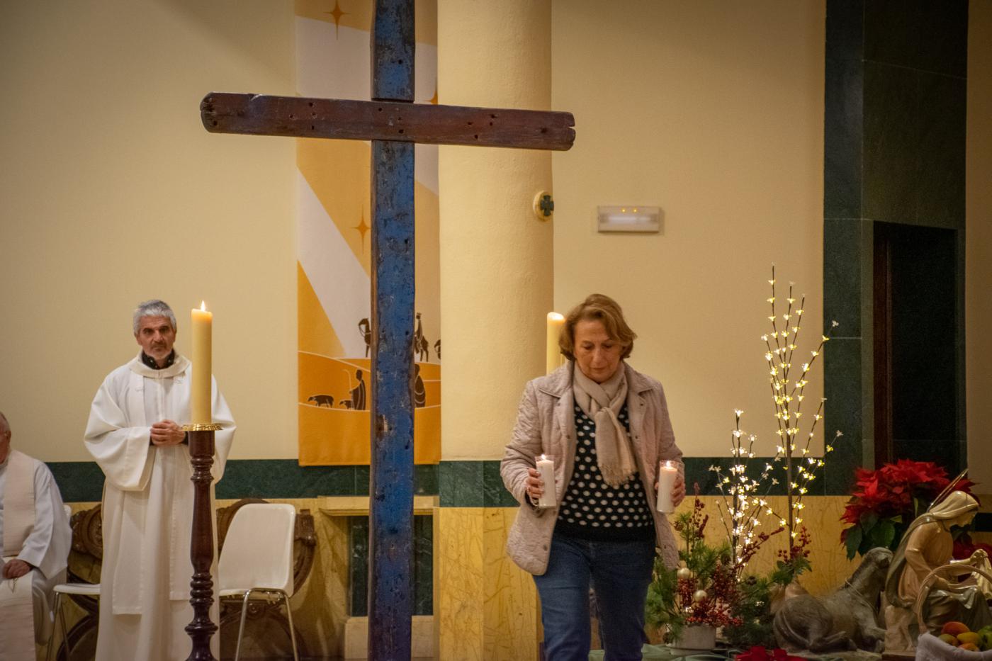 La Cruz de Lampedusa en la parroquia Santa María de la Amargura