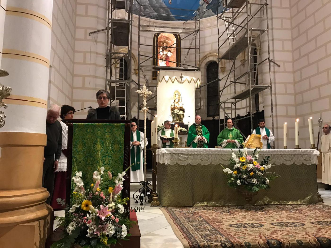 D. Jesús Catalá en su visita pastoral a Melilla, en enero de 2020