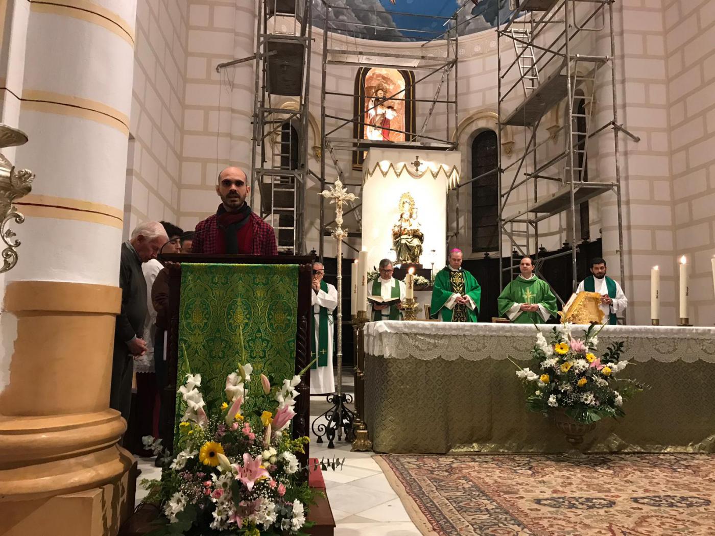 D. Jesús Catalá en su visita pastoral a Melilla, en enero de 2020