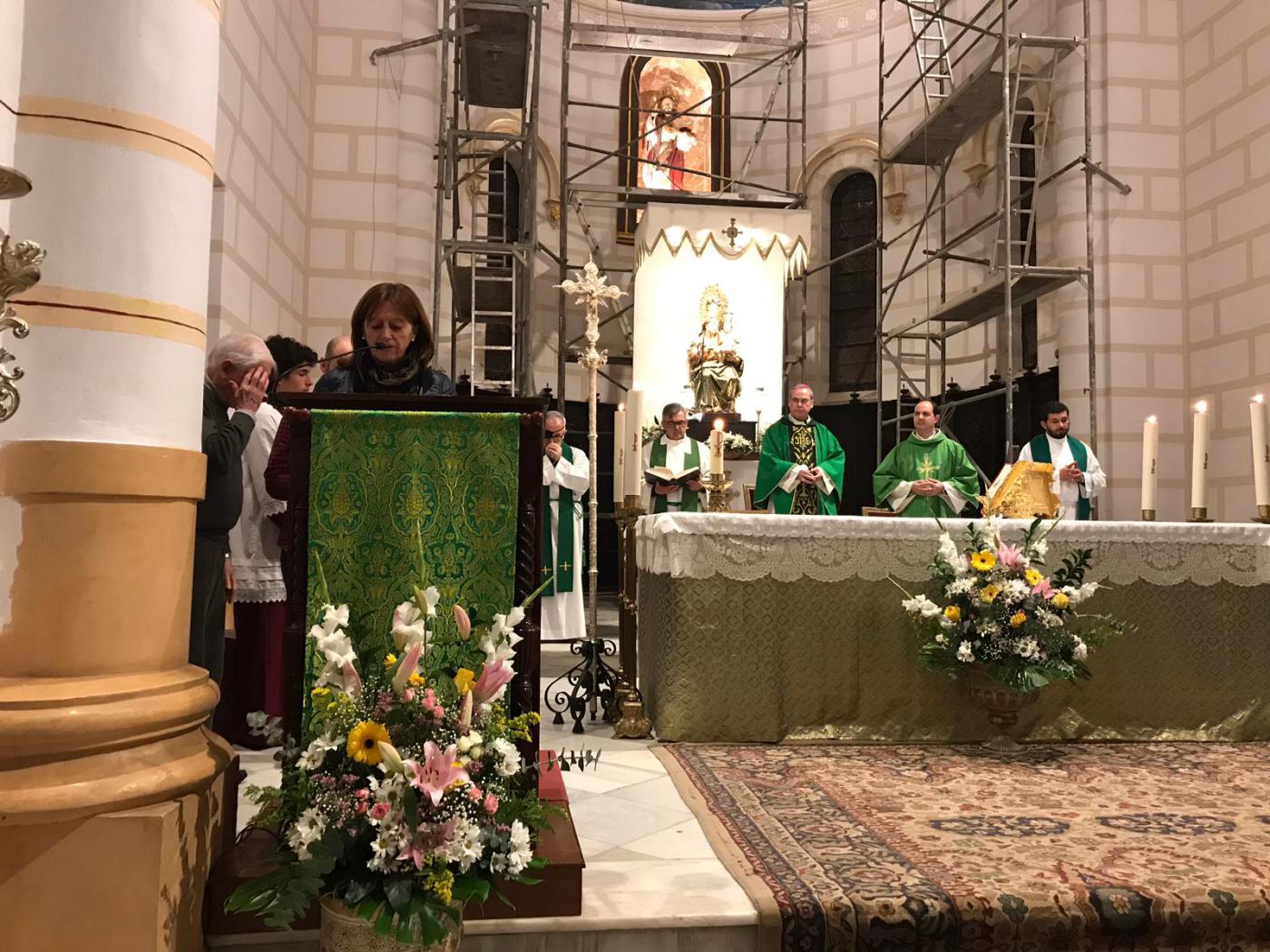 D. Jesús Catalá en su visita pastoral a Melilla, en enero de 2020