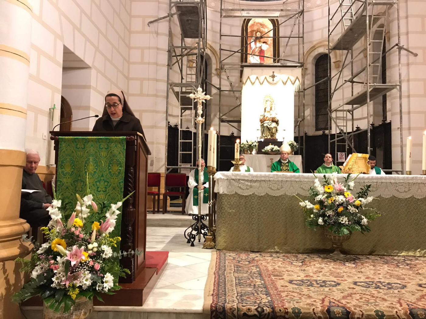 D. Jesús Catalá en su visita pastoral a Melilla, en enero de 2020