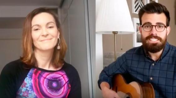 #oracionesdesdecasa con los malagueños Juan Baena y Ana Medina