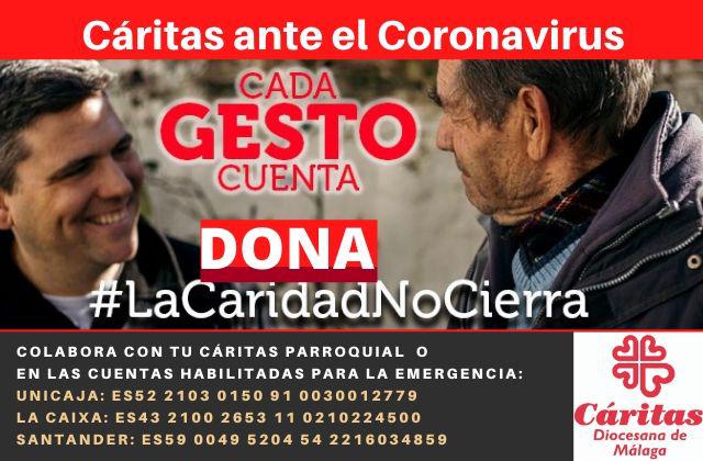 Cáritas impulsa la campaña #LaCaridadNoCierra