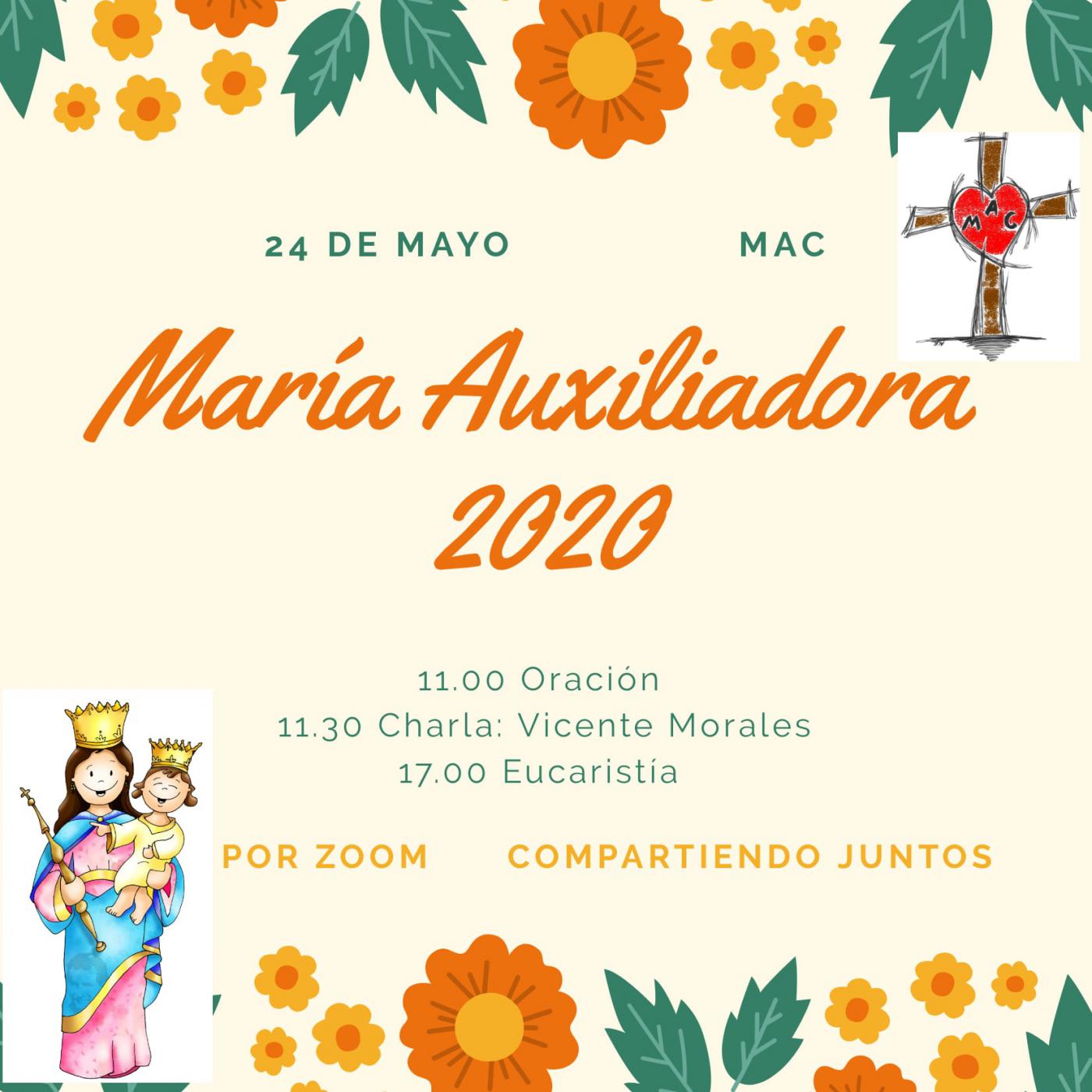 El MAC celebra a su patrona, María Auxiliadora, en redes sociales