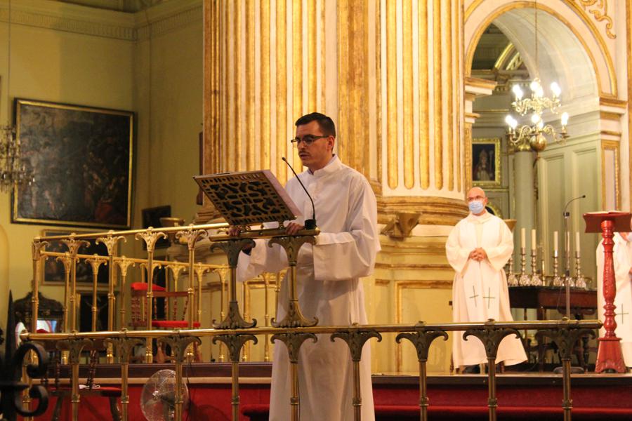 Ordenación de diácono del seminarista David Roca // D. GUTIÉRREZ