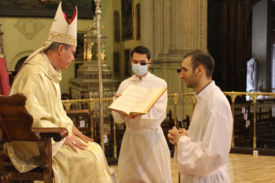 Ordenación de diácono del seminarista David Roca // D. GUTIÉRREZ