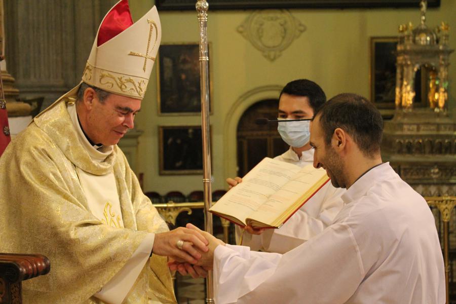 Ordenación de diácono del seminarista David Roca // D. GUTIÉRREZ