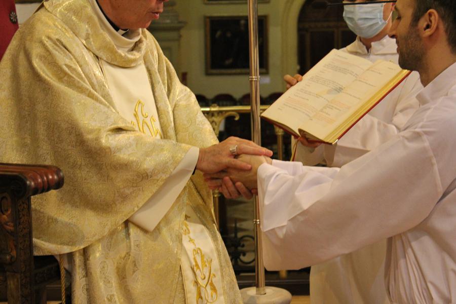 Ordenación de diácono del seminarista David Roca // D. GUTIÉRREZ