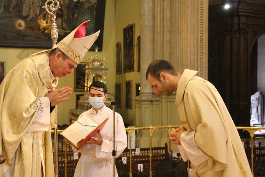 Ordenación de diácono del seminarista David Roca // D. GUTIÉRREZ