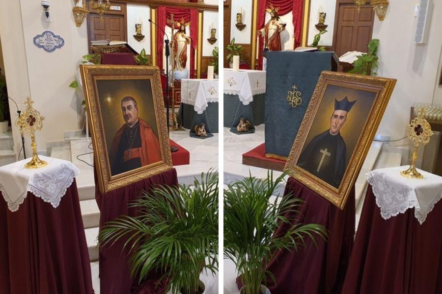 San Manuel González y el Padre Arnaiz, en Algarrobo