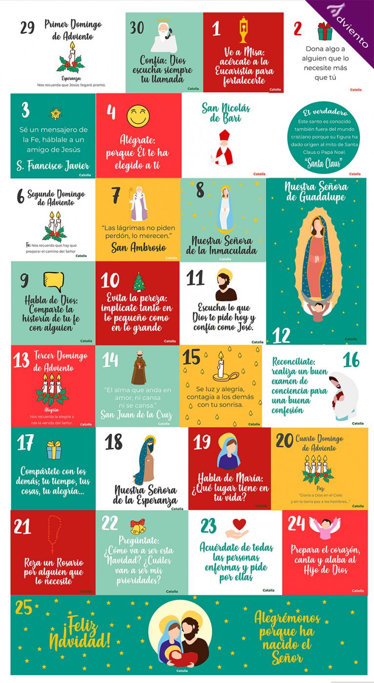Sigue el Adviento día a día