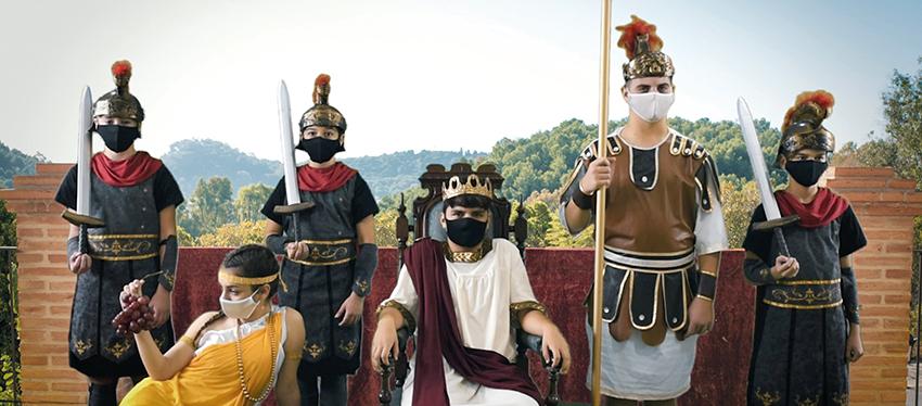 Escena del Belén Viviente Diocesano 2020