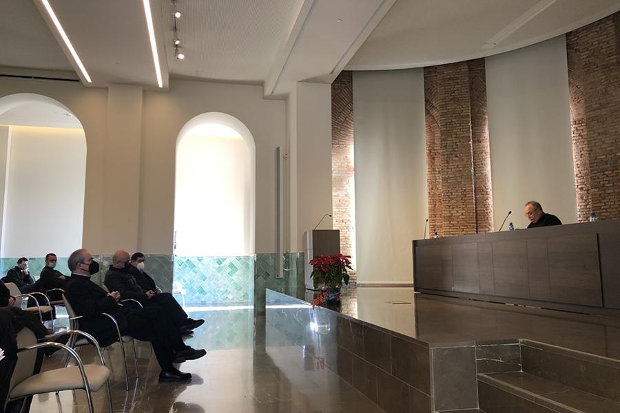 Retiro de Aviento para el Clero celebrado en Casa Diocesana el 17 de diciembre de 2020 // E. LLAMAS