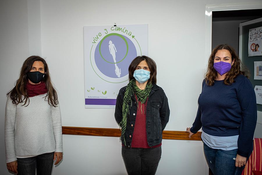 Equipo del Proyecto Vive y Camina de las Adoratrices de Málaga // D. GARCÍA