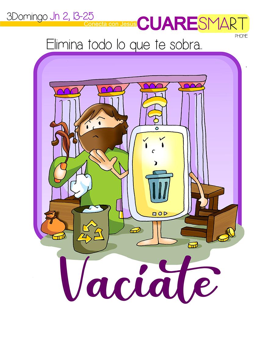 DIOS ESCOGIÓ LO DÉBIL, por José Luis Bellón. Comentario al evangelio del Domingo III de Cuaresma, 7 de marzo de 2021