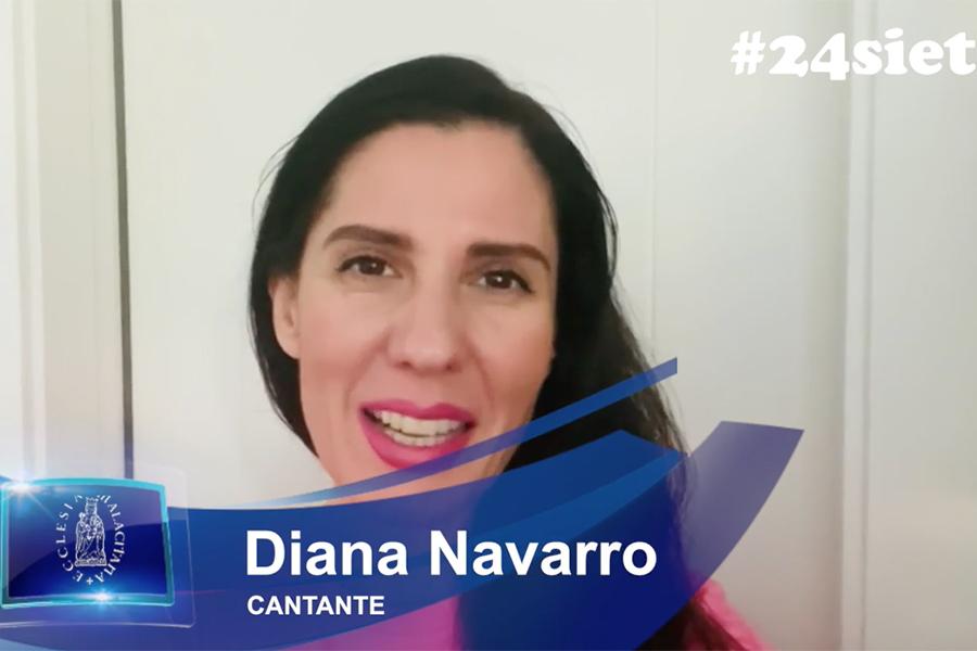 Diana Navarro se une al reto #24SIETE por el Hogar San Carlos