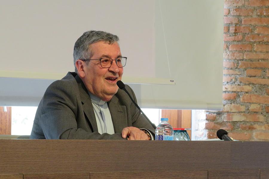 D. Ángel Galindo García, Vicario General de Segovia, en la Jornada de Formación para el Clero // E. LLAMAS