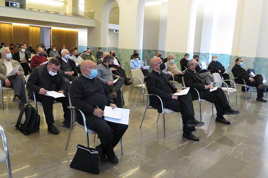 D. Ángel Galindo García, Vicario General de Segovia, en la Jornada de Formación para el Clero // E. LLAMAS