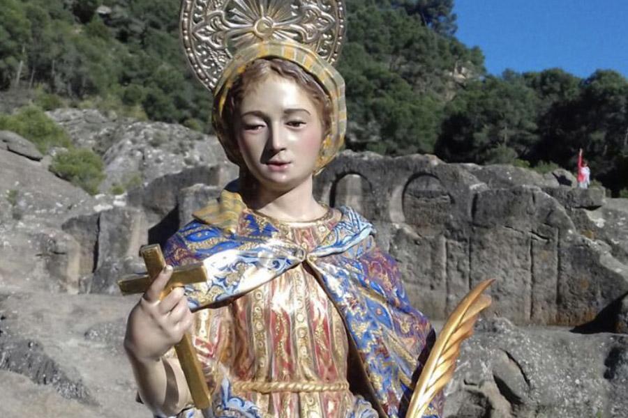 Santa Argentea, la santa de Málaga que se venera en Ardales
