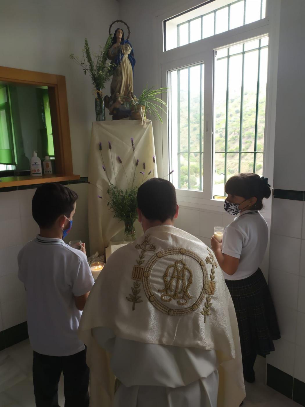 El Colegio Diocesano de El Valdés celebró el Corpus Christi