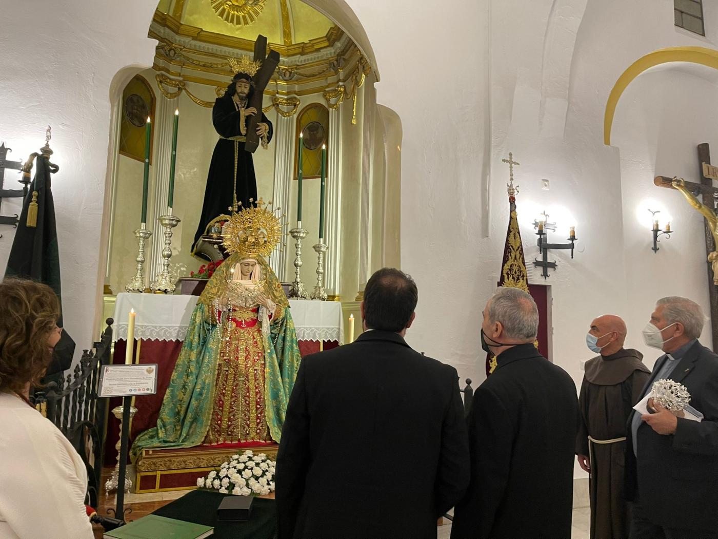 Visita Pastoral del Obispo de Málaga al Convento de San Francisco, en Vélez-Málaga