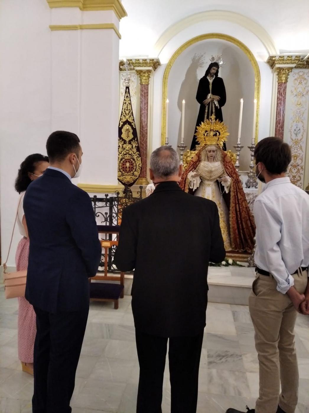 Visita Pastoral del Obispo de Málaga al Convento de San Francisco, en Vélez-Málaga