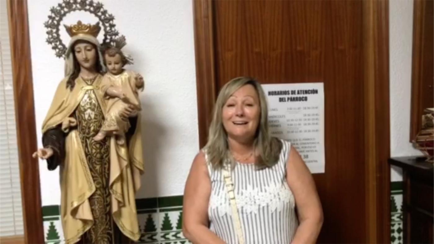 María Jesús: «Para mí, es nuestra madre, a quien siempre acudimos»