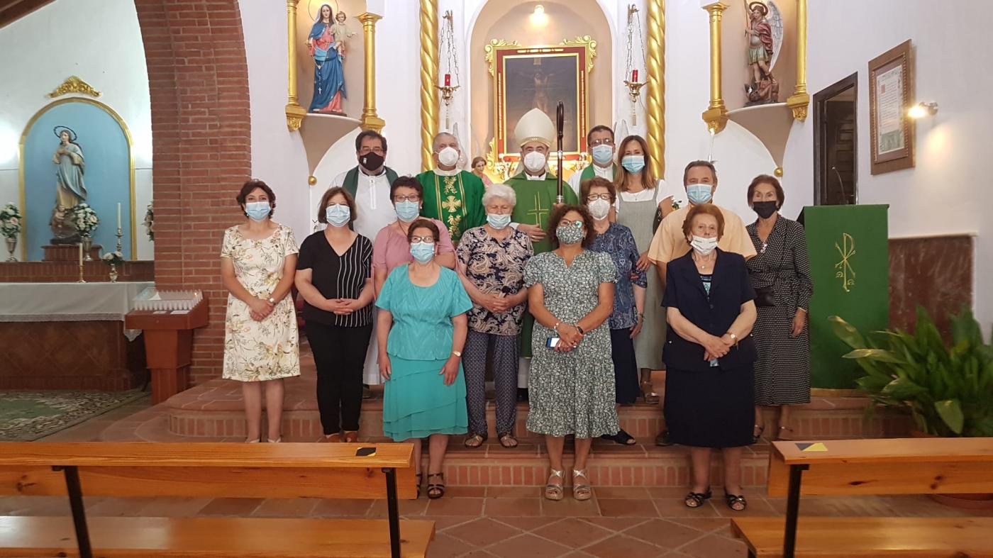 Visita Pastoral del Obispo de Málaga, D. Jesús Catalá, a la parroquia de Alfarnatejo