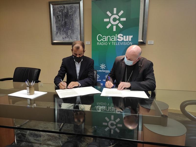 La Asamblea de Obispos del Sur y la RTVA firman un convenio de colaboración