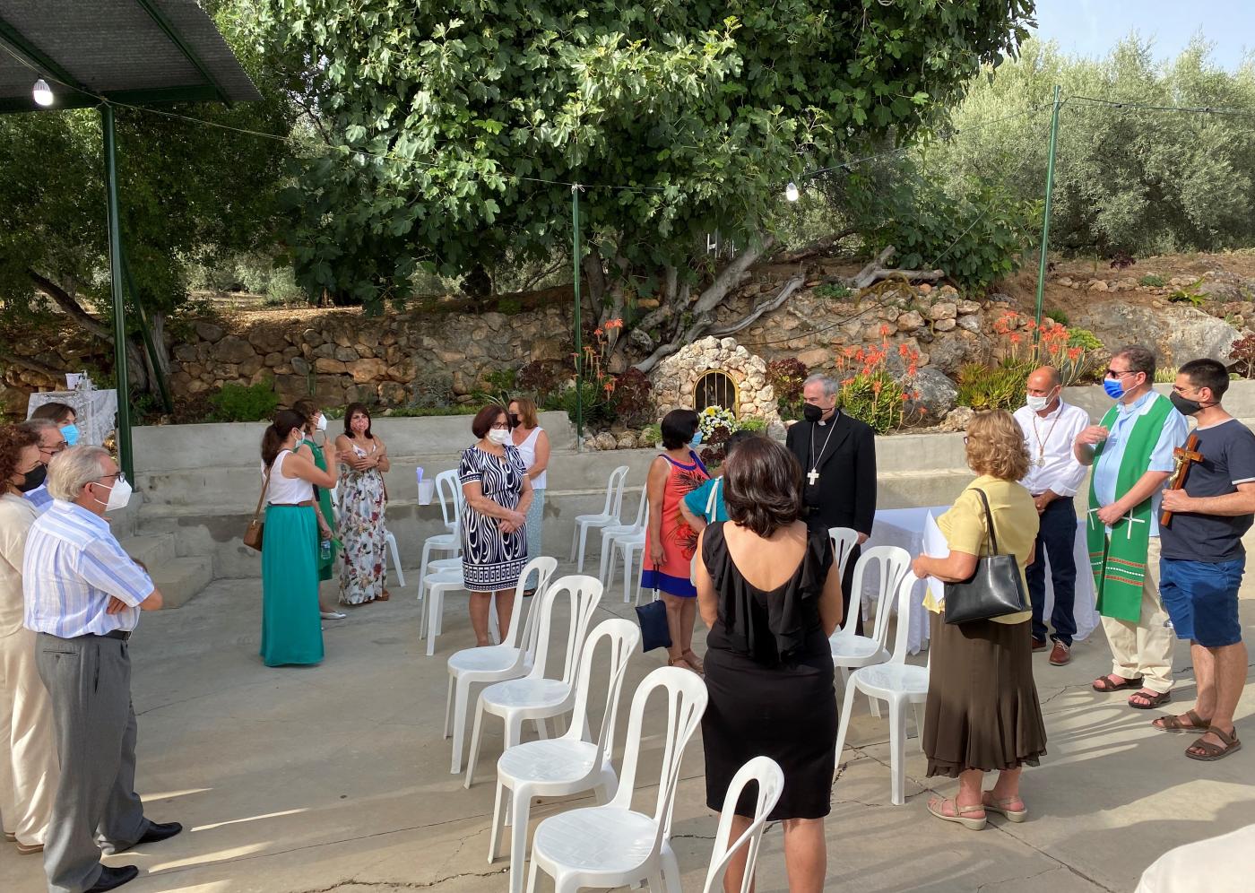 Visita Pastoral de D. Jesús Catalá a las pedanías de Los Marines y El Regalón, en Periana