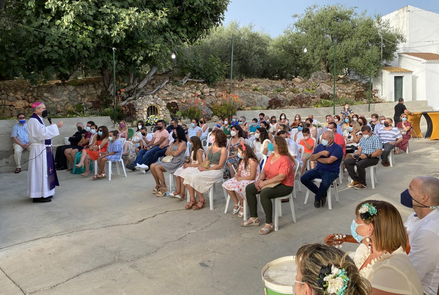 Visita Pastoral de D. Jesús Catalá a las pedanías de Los Marines y El Regalón, en Periana