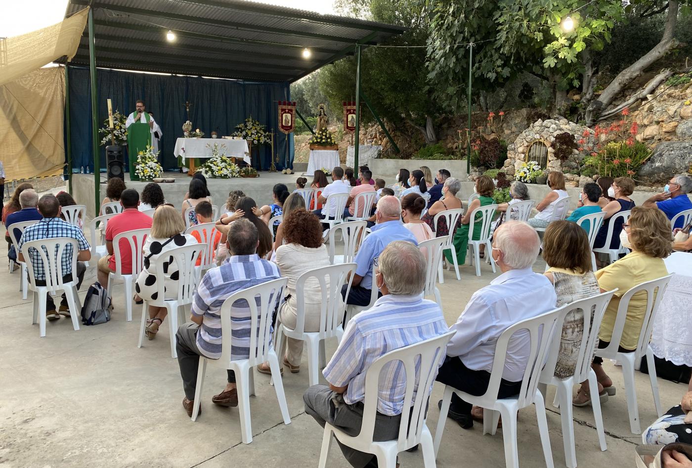 Visita Pastoral de D. Jesús Catalá a las pedanías de Los Marines y El Regalón, en Periana
