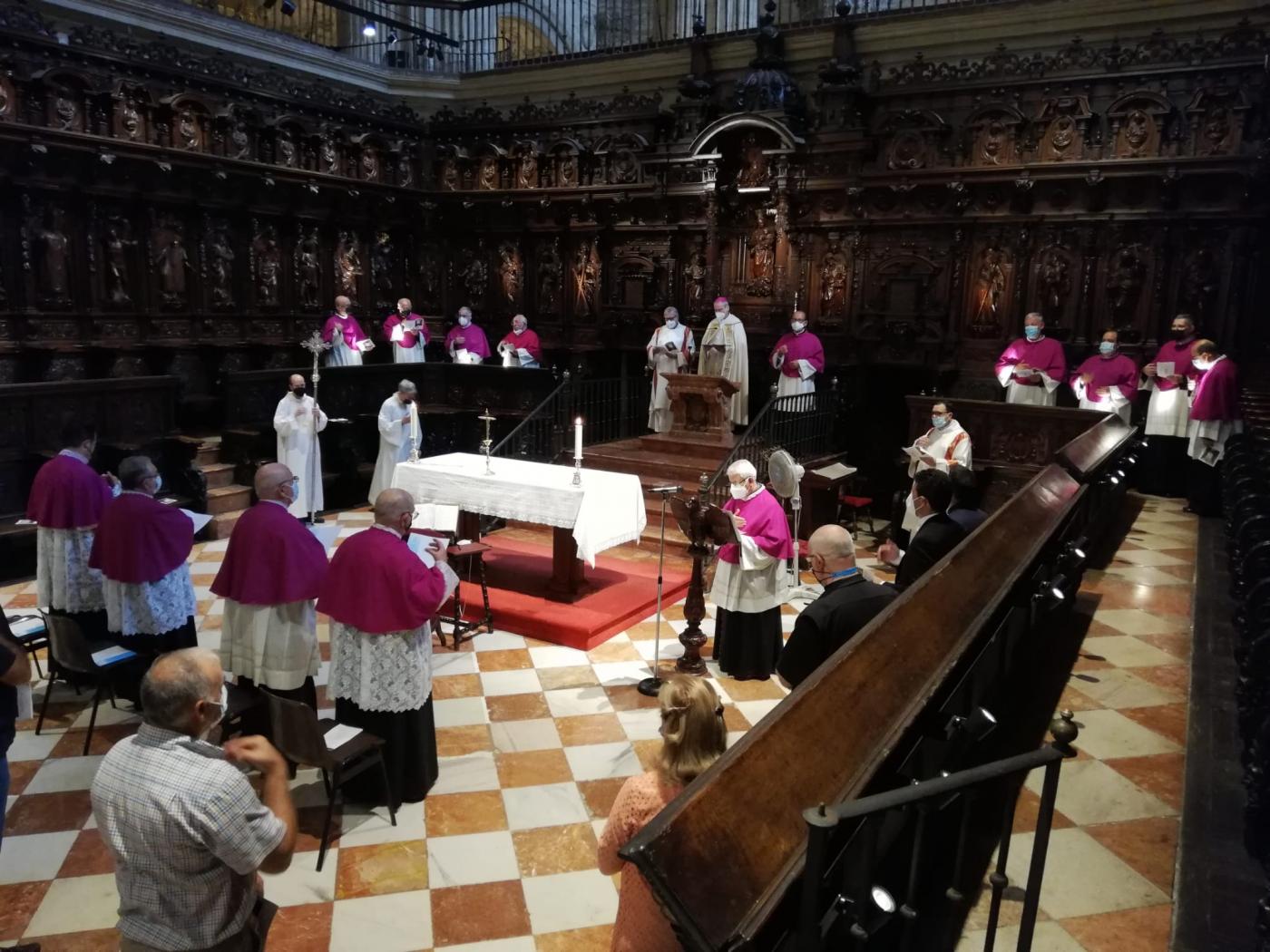 Toma de posesión de los nuevos canónigos (Catedral-Málaga)