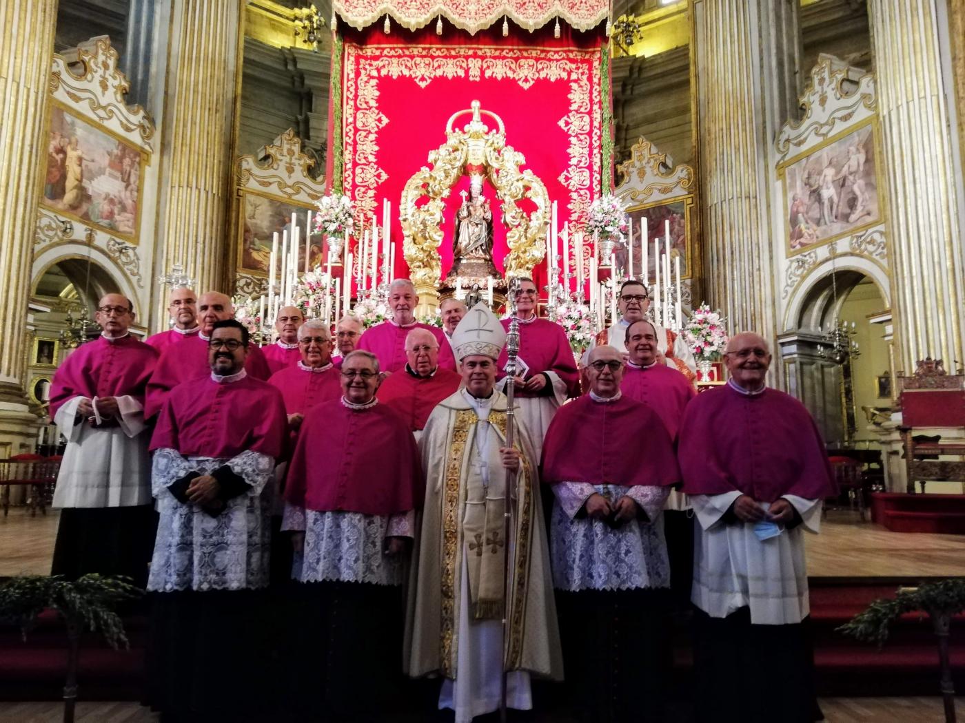 Foto de la toma de posesión de nuevos canónigos en la Santa Iglesia Catedral celebrada en septiembre de 2021 // A. MORENO