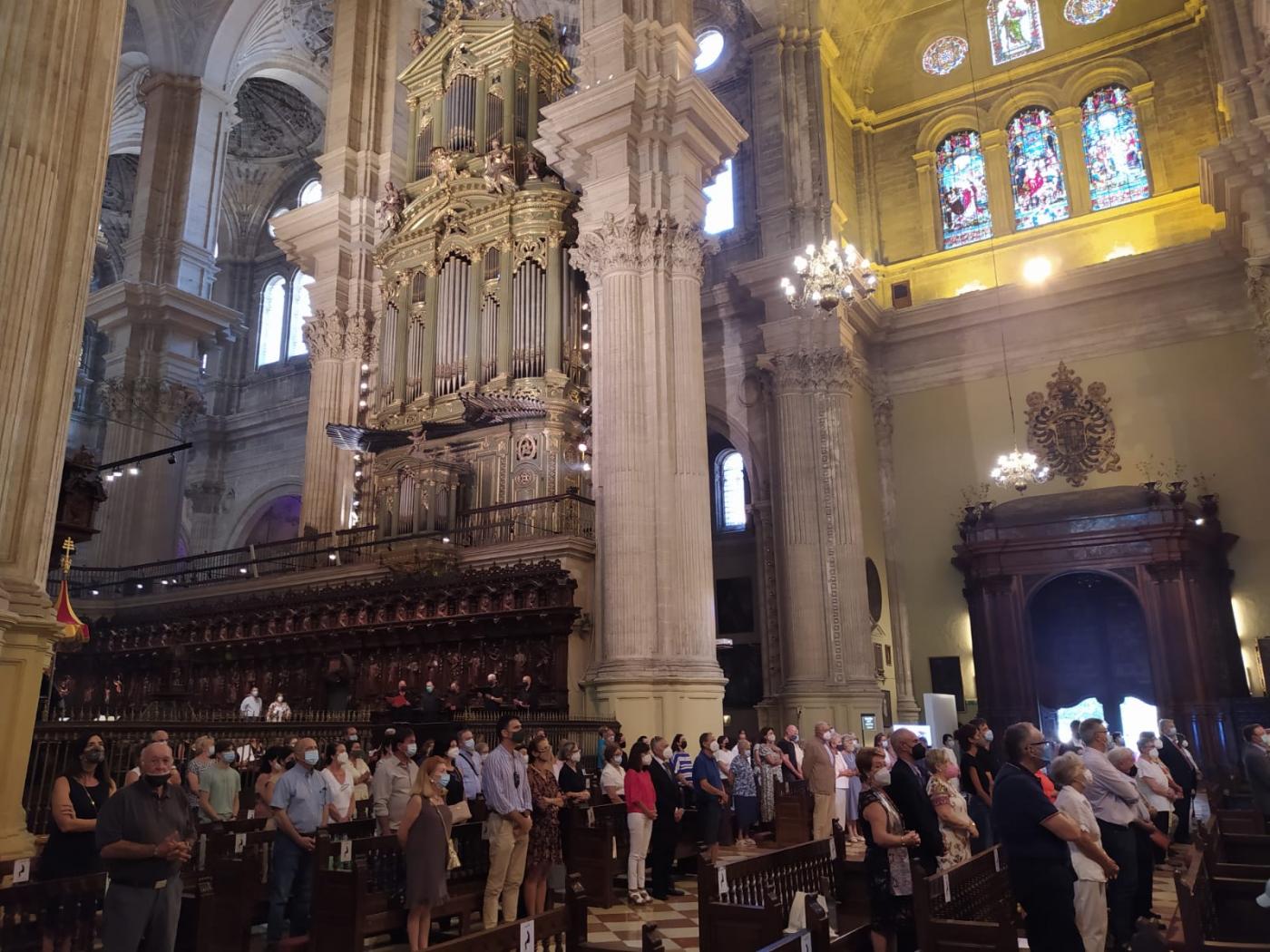 Celebración en la Catedral de Málaga de las bodas de oro episcopales de Mons. Ramón Buxarrais