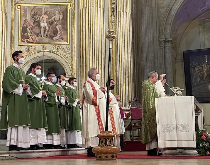 Cinco nuevos diáconos para la Iglesia de Málaga