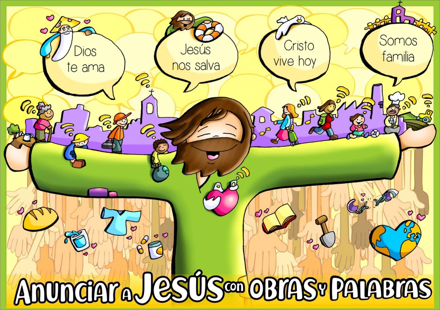 Cartel de Fano para el Encuentro Interparroquial