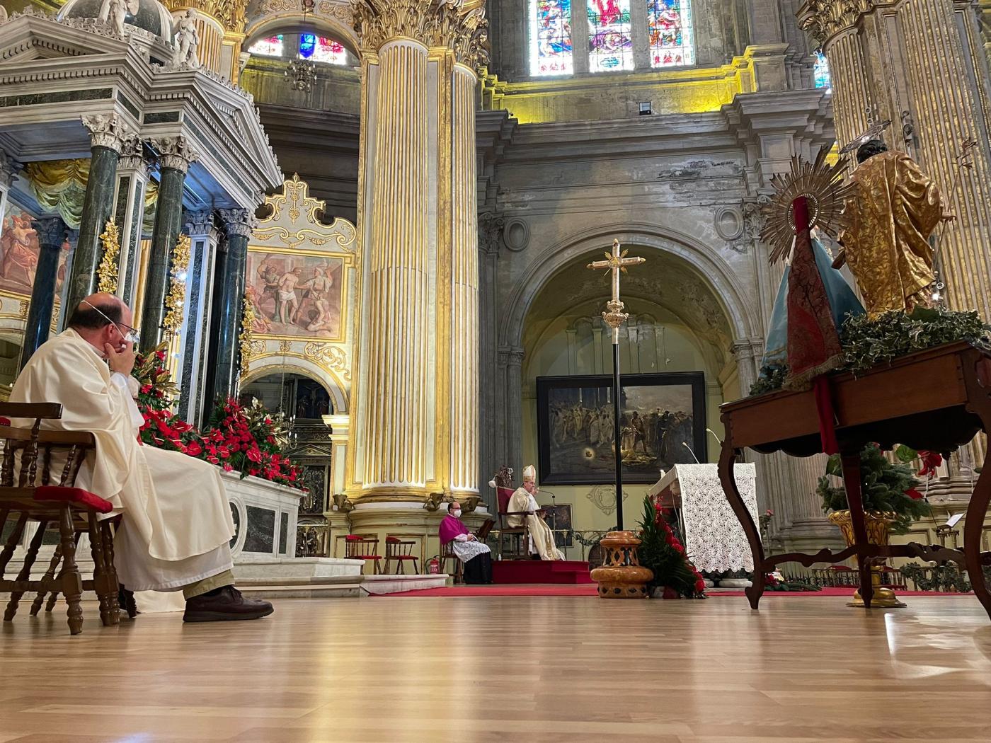Día de la Sagrada Familia 2021 en la Catedral de Málaga // E. LLAMAS